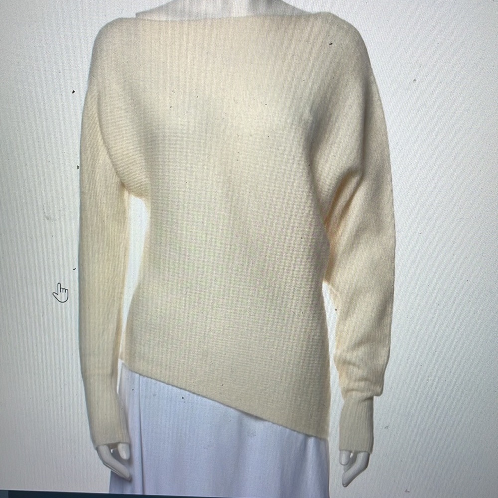 Intermix revolve bateau neckline cashmere sweater petite